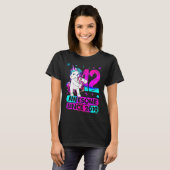 12歳のユニコーン フロッシング 12歳の誕生日 ユニコーン Tシャツ (正面フル)