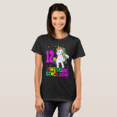 12歳のユニコーン フロッシング 12歳の誕生日 女子 Tシャツ (正面フル)