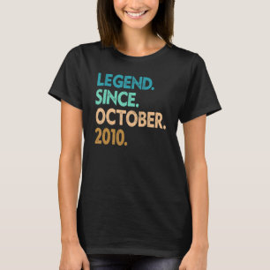 12歳の伝説2010年10月12誕生 Tシャツ