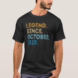 12歳の伝説2010年10月12誕生 Tシャツ