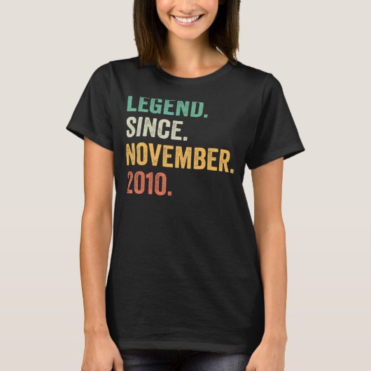 12歳の伝説2010年11月12日バード Tシャツ (正面)
