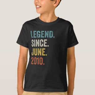 12歳の伝説2010年6月12日誕生日 Tシャツ