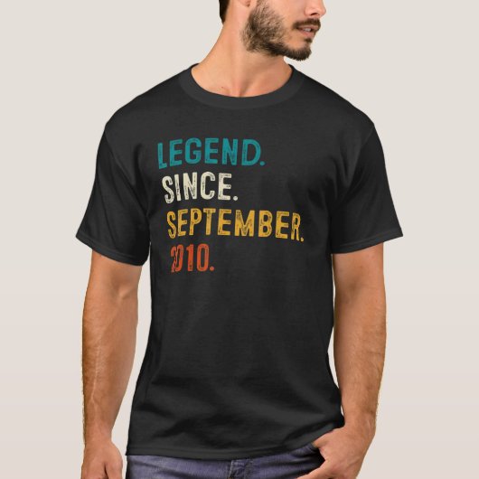12歳の伝説2010年9月12日バレ Tシャツ (正面)