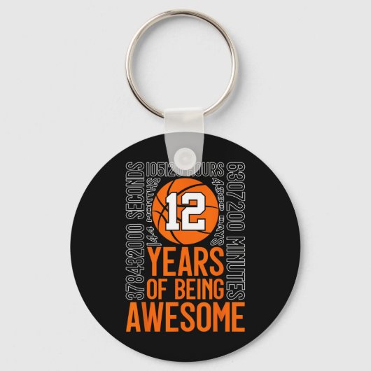 12歳の誕生日おめでとう！ キーホルダー (正面)