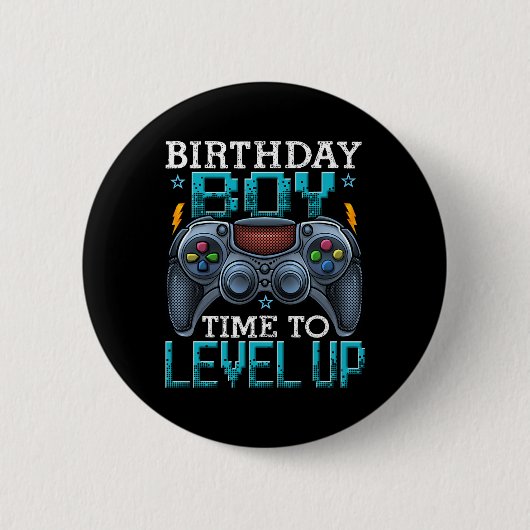 12歳の誕生日おめでとう!ゲーム好きな少年にぴったりなプレゼント 缶バッジ (正面)