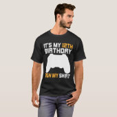 12歳の誕生日おめでとう サイン入りTシャツ ゲーマー 12歳 Tシャツ (正面フル)