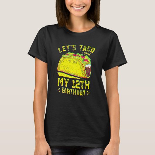 12歳の誕生日おめでとう タコについて語ろう Tシャツ (正面)