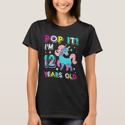 12歳の誕生日おもちゃ 誕生日プレゼント 12歳 女の子 Tシャツ (正面)