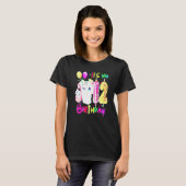 12歳の誕生日をお祝い 象のイラスト 女子会 Tシャツ (正面フル)