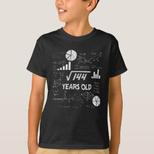 12歳の誕生日オタク系の数学12歳の誕生日プレゼント Tシャツ