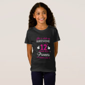 12歳の誕生日ギフト王女のために Tシャツ (正面フル)