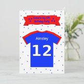 12歳の誕生日パーソナライズされたパーティの招待状 招待状 (スタンド正面)