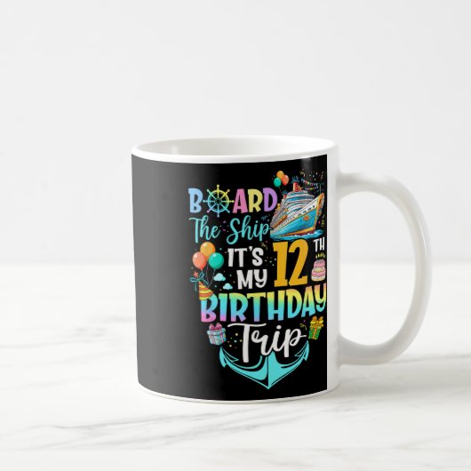 12歳の誕生日旅行クルーズ ヴェ コーヒーマグカップ (右)