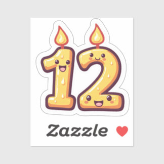 12歳の誕生日  シール