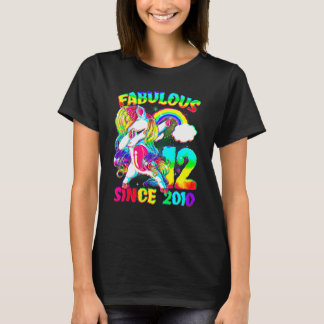 12歳の誕生日 ユニコーン ガール ファビュラス S Tシャツ