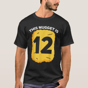 12歳チキンナゲット誕生日パーティーTシャツ Tシャツ