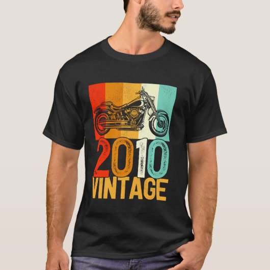 12歳レトロバイクヴィンテージ2010 12th Bi Tシャツ (正面)