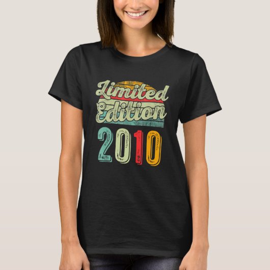 12歳ヴィンテージ2010 12誕生日1 Tシャツ (正面)