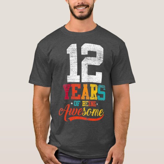 12歳素晴らしの賜物 Tシャツ (正面)