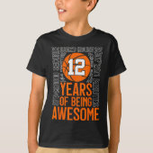 12歳素晴らし12誕生日 Tシャツ (正面)