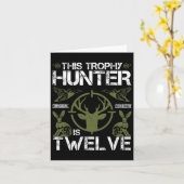 12歳誕生日狩りダックディアハンター12th カード (黄色い花)