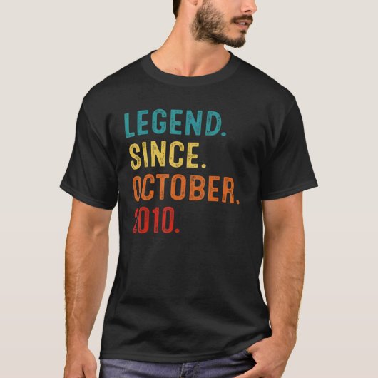 12歳12日目の男の子伝説10月2日から Tシャツ (正面)