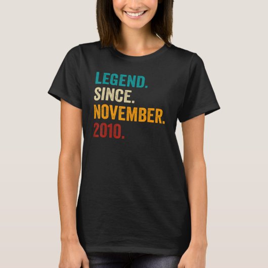 12歳12日目の男の子伝説11月から Tシャツ (正面)