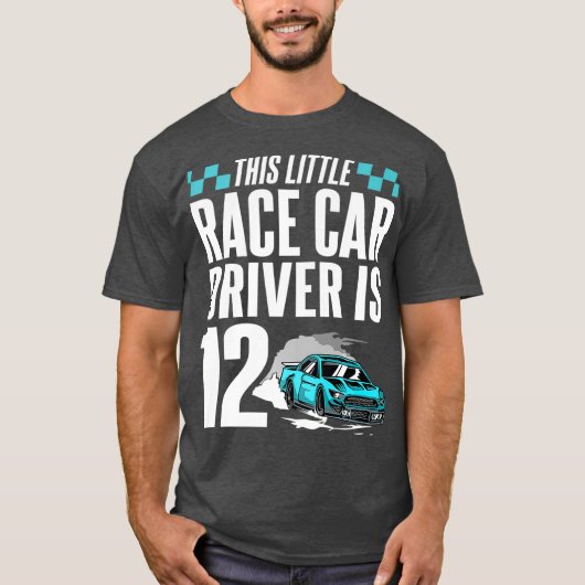 12歳12誕生日ギフト男の子クール車 Tシャツ (正面)