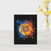 12歳12誕生日Bysketbyll Gift For Boy カード (黄色い花)