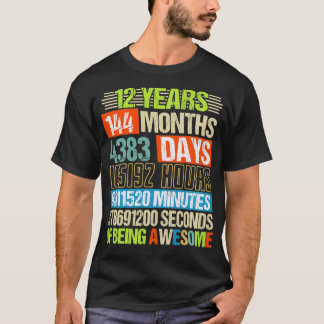 12歳144カ月素晴らし12誕生日 Tシャツ