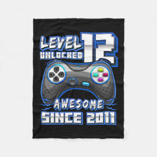 12歳 誕生日ロック解除 2011年の素晴らしいビデオゲーム フリースブランケット