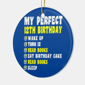 12歳My Perfect 12誕生日12読th セラミックオーナメント (左)