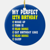 12歳My Perfect 12誕生日12読th セラミックオーナメント (裏面)