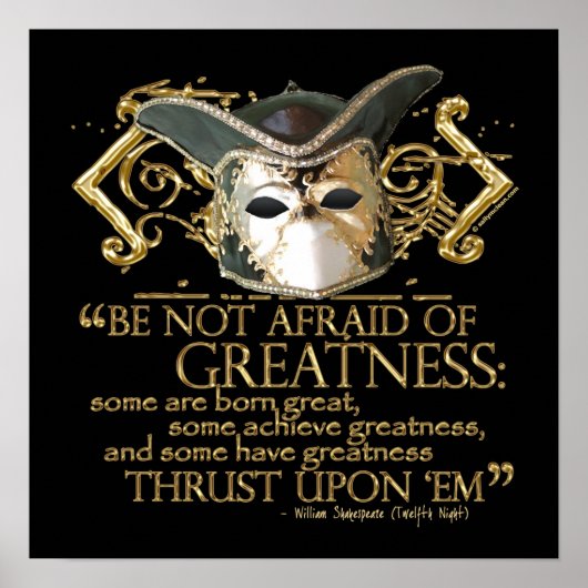 12泊分の引用文(金ゴールド版) ポスター (正面)