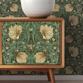 12温黄色のセージ緑のシームレスなパンパスル2 タイル