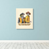 12燃独占的焼サドル キャンバスプリント (インサイチュ (ウッドフロア))