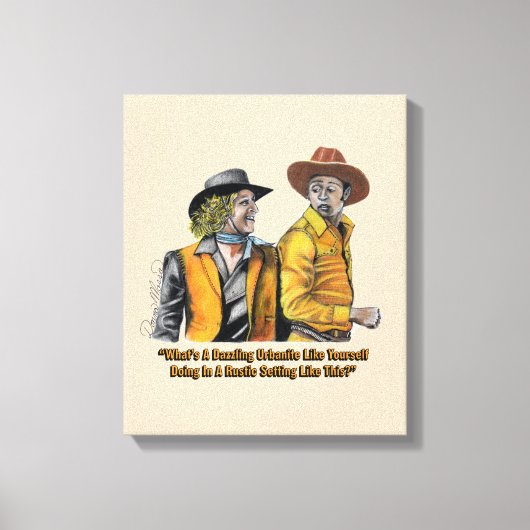 12燃独占的焼サドル キャンバスプリント (正面)