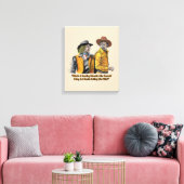 12燃独占的焼サドル キャンバスプリント (インサイチュ (リビング))