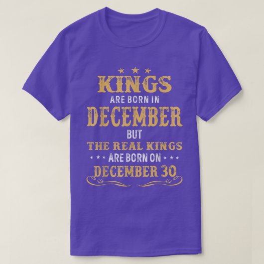 12生まれ月の王実在達は1生まれ月の装飾だ Tシャツ (デザイン正面)