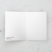 12番目の猫用毛布カード カード (内部)