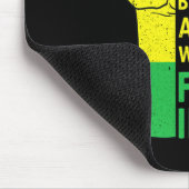 12番目の私の先祖ブラックアフリカのプライドFreedo マウスパッド (コーナー)