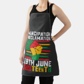 12番目の解放の宣言ブラックの自由 エプロン (インサイチュ)