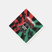 12番目はすべての自由の鐘のための自由である スタンダードカクテルナプキン (角)