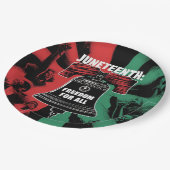 12番目はすべての自由の鐘のための自由である ペーパープレート (アングル)