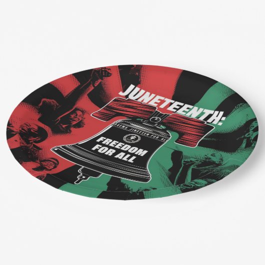 12番目はすべての自由の鐘のための自由である ペーパープレート (アングル)