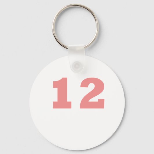 12番! キーホルダー (正面)