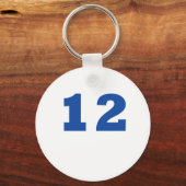 12番! キーホルダー (正面)