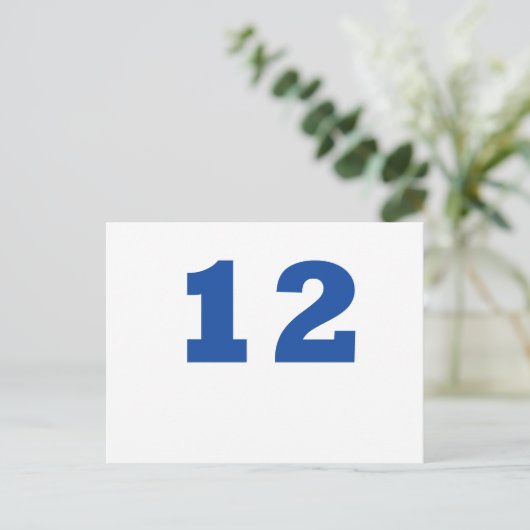 12番！ ポストカード (スタンド正面)