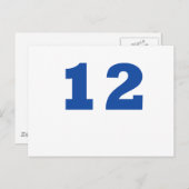 12番！ ポストカード (正面/裏面)