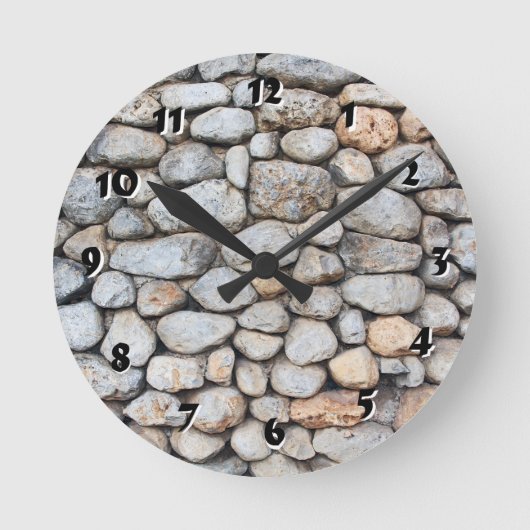 12石壁時計から選択する数の選択 ラウンド壁時計 (正面)